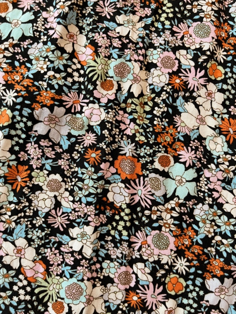 NATURAL LIFE Floral Boho Wide-Leg Palazzo Pants 100% Rayon - Picture 4 of 9